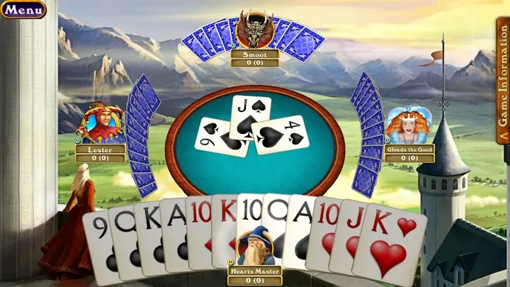Sceneria stołu Hardwood Hearts